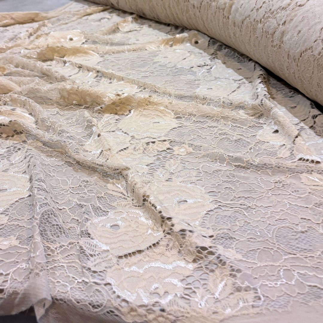 FABRIC | Beige Lace