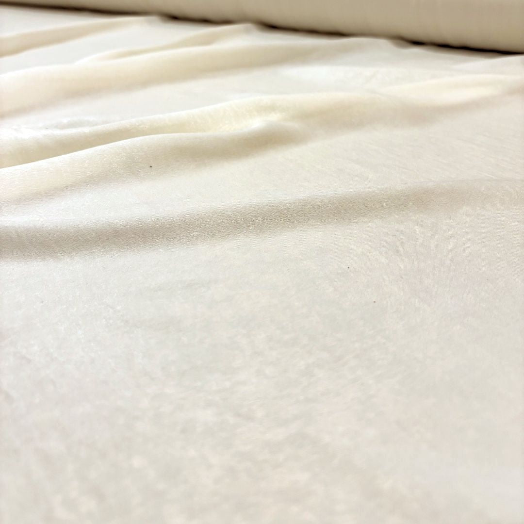 FABRIC | Cream satin