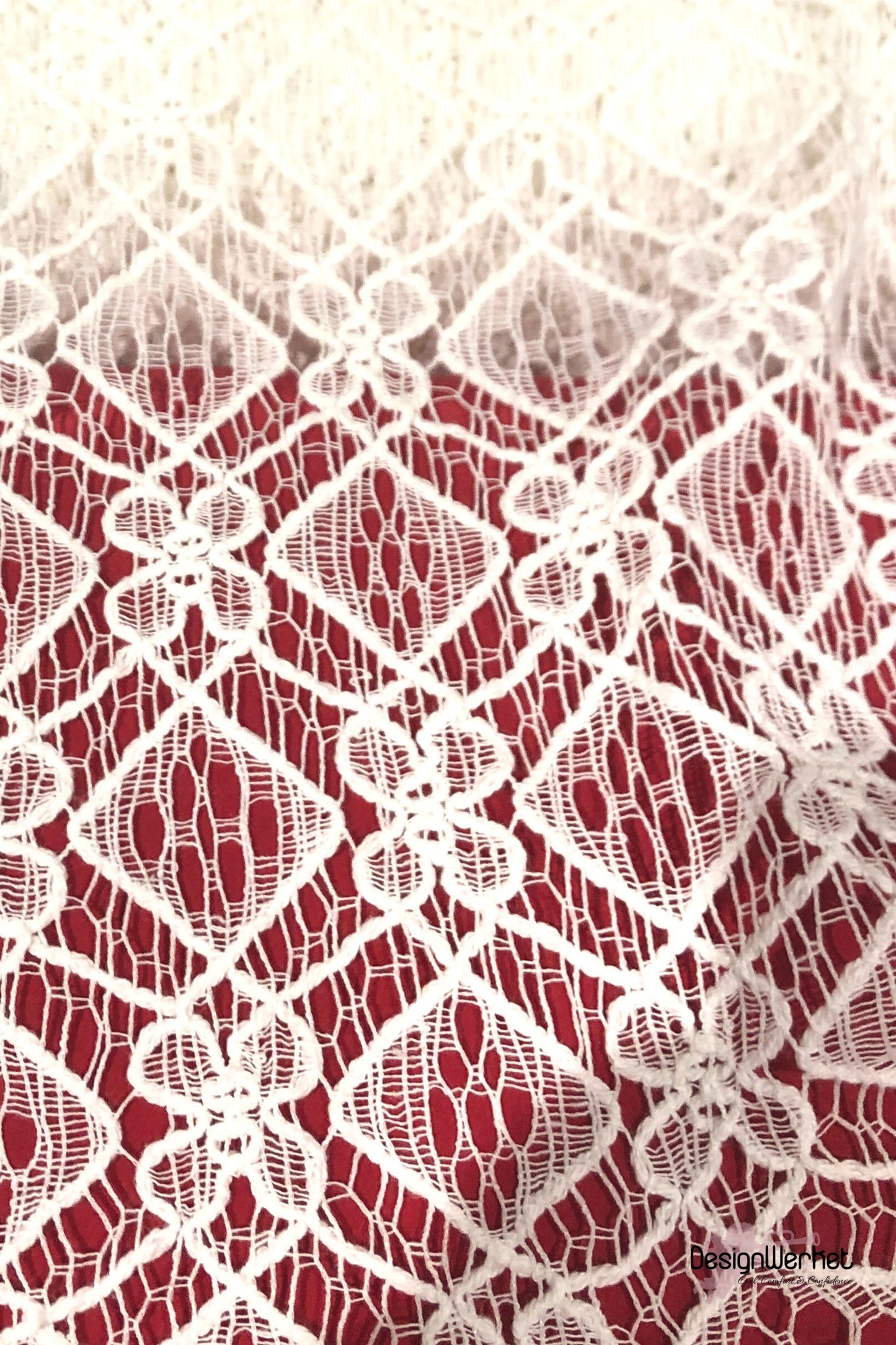 Tyg TYG | Bomullsspets vit - DesignWerket