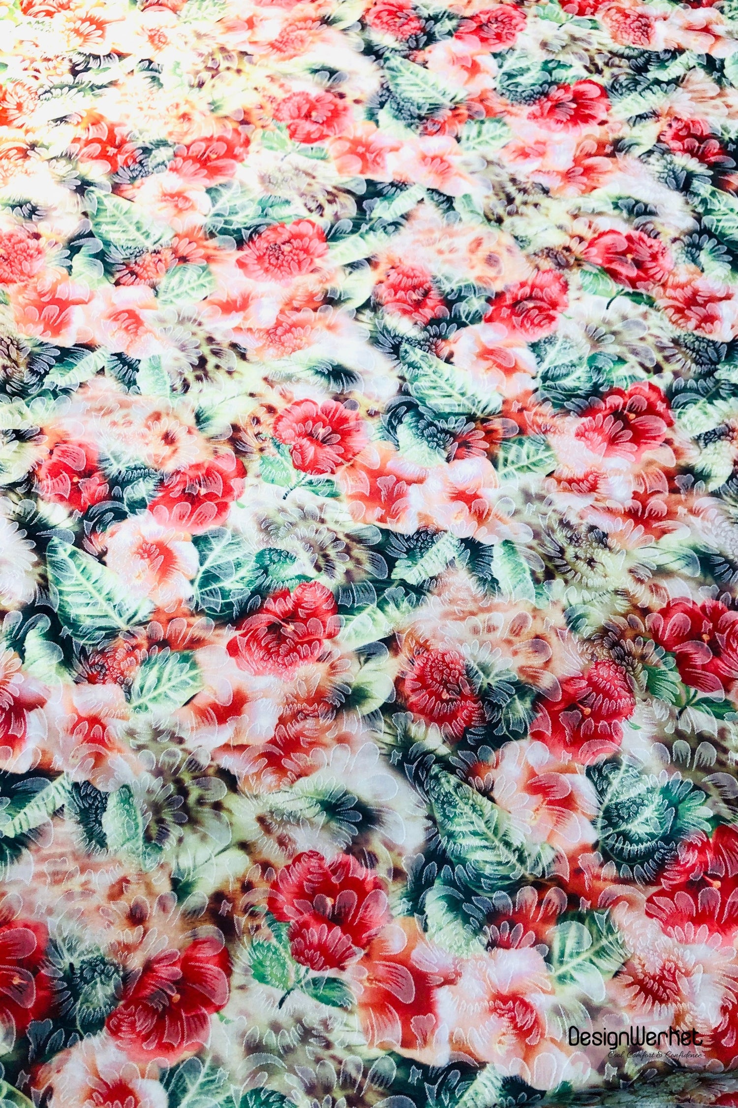 Tyg TYG | Blommig jacquard - DesignWerket