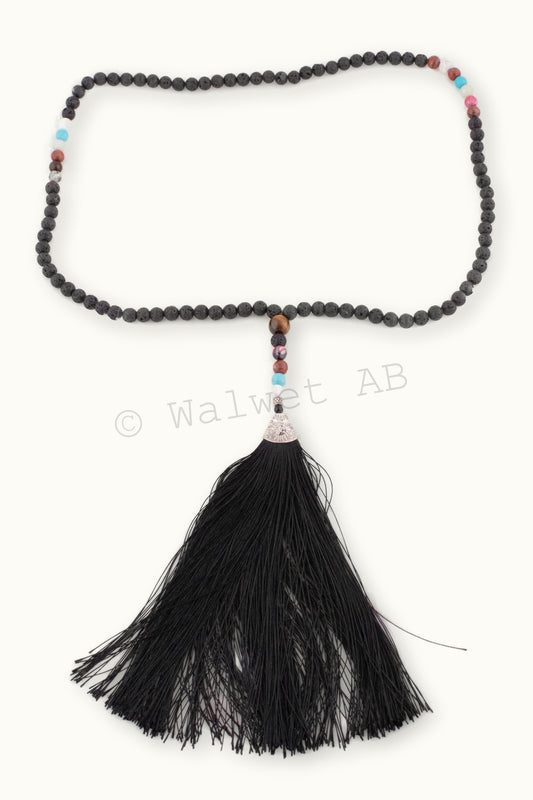Accessories Luxury Mala Necklace - Lava stones - DesignWerket