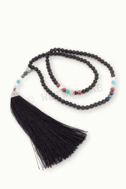 Accessories Luxury Mala Necklace - Lava stones - DesignWerket