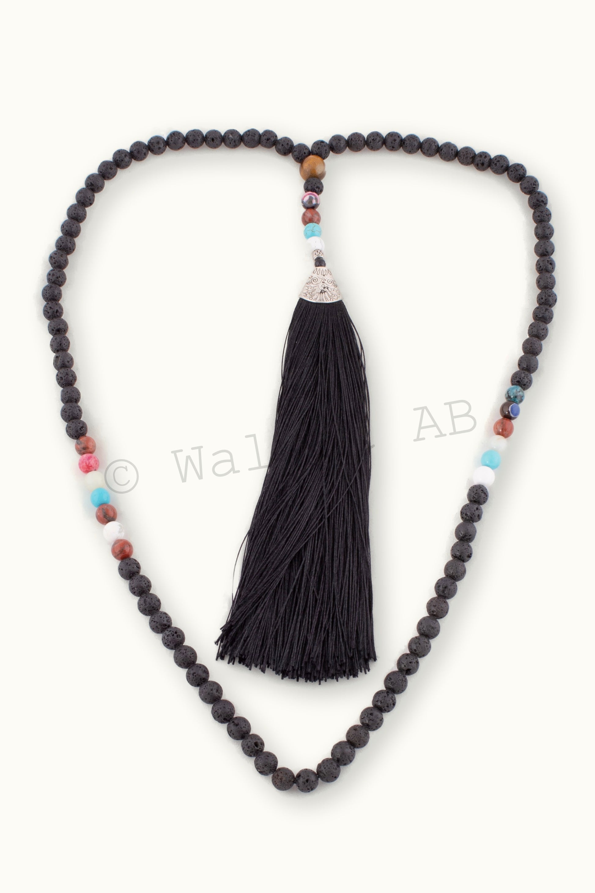 Accessories Luxury Mala Necklace - Lava stones - DesignWerket