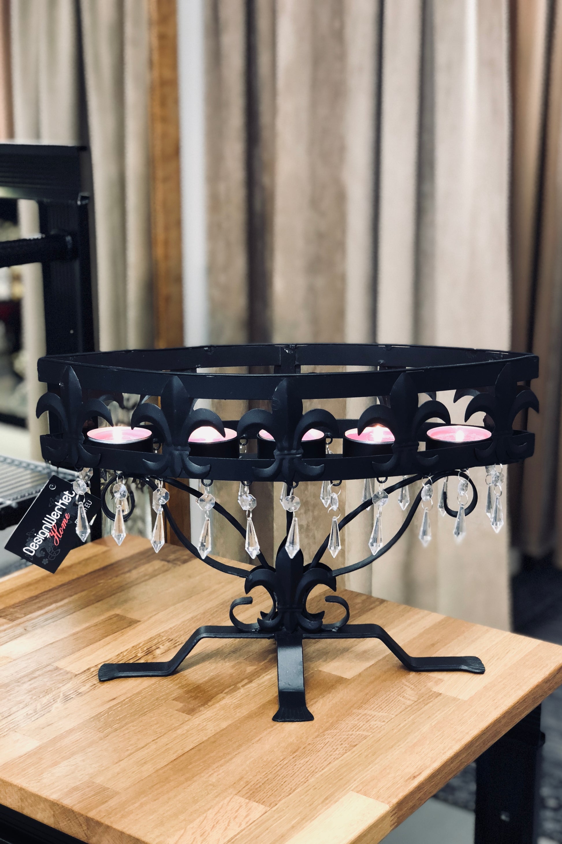 Home DOKKAS Candelabra black - DesignWerket
