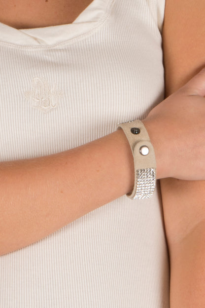 Accessories Swarovski mocka armband 2 cm bred - DesignWerket
