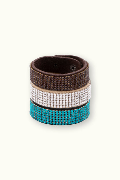Accessories Swarovski mocka armband 2 cm bred - DesignWerket