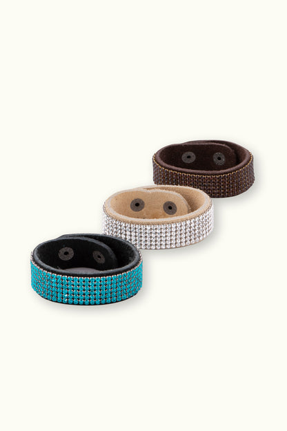 Accessories Swarovski mocka armband 2 cm bred - DesignWerket